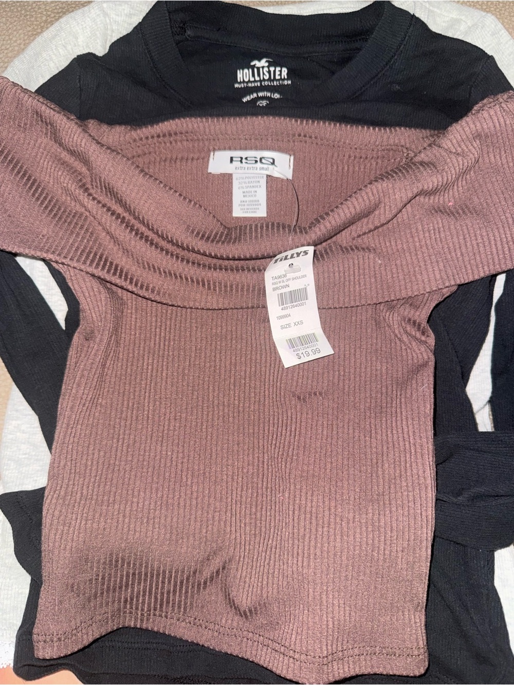 Tilly’s, Abercrombie, Aeropostale tops
